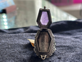 Amethyst Coffin Box Extra Large Ring Size 12 - Alloy - LR74