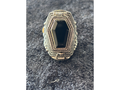 Obsidian Coffin Box Extra Large Ring Size 9 - Alloy - LR76