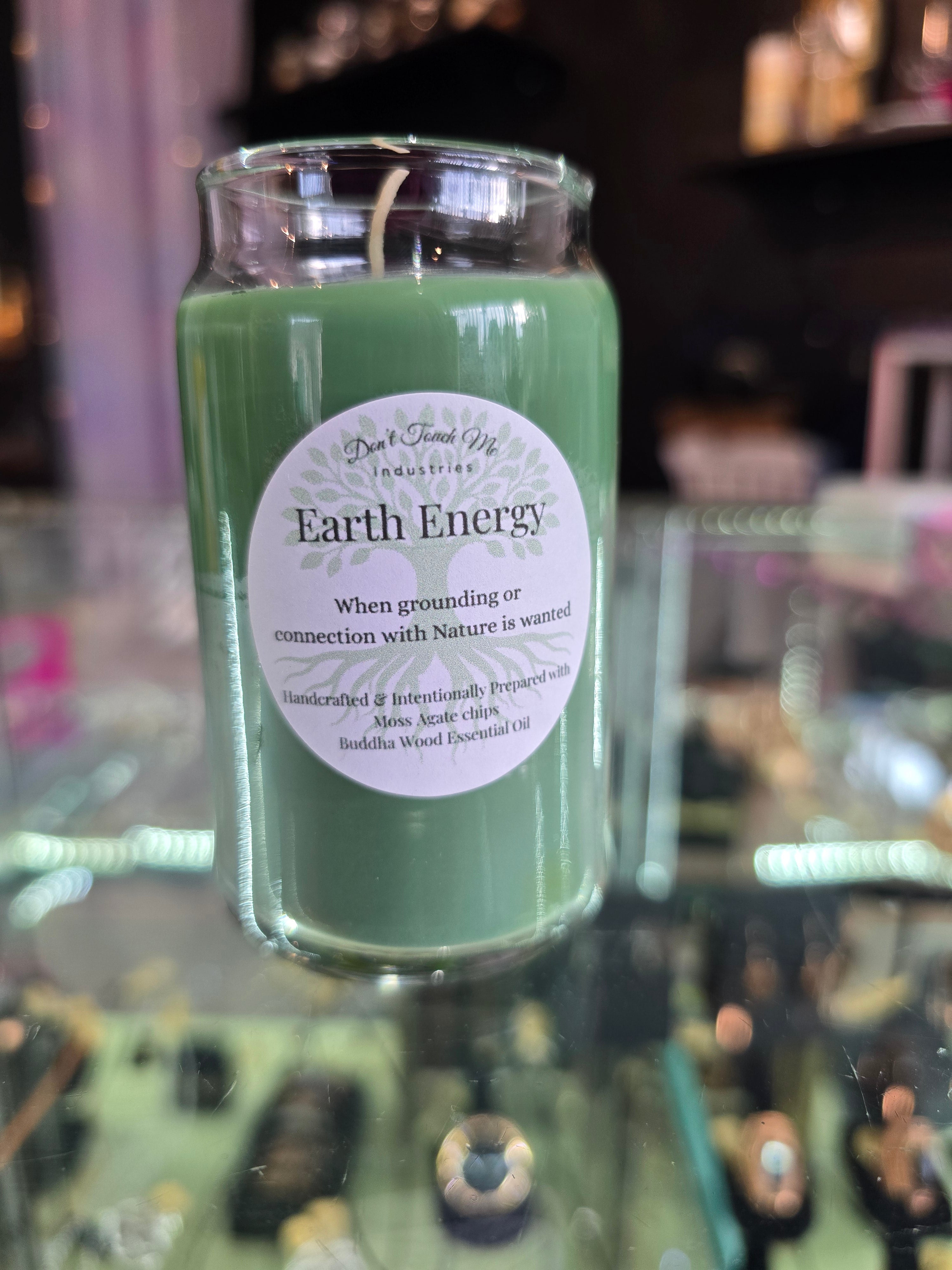 Earth Ritual Candle – Grounding & Prosperity