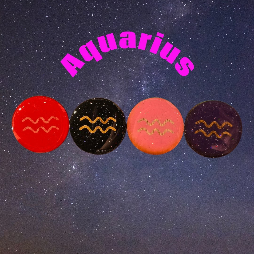 Astrology Handmade Resin Pins