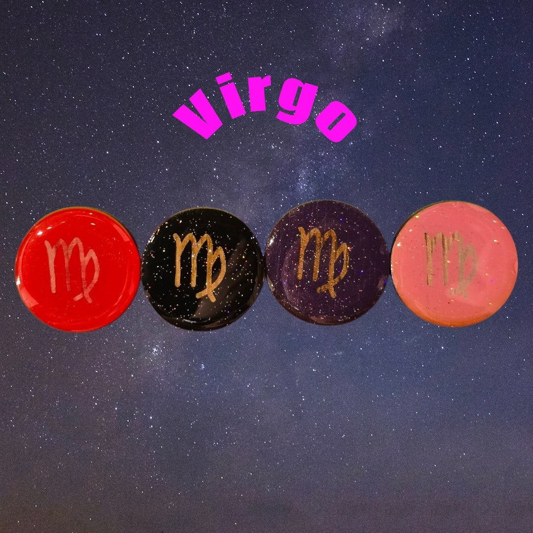 Astrology Handmade Resin Pins