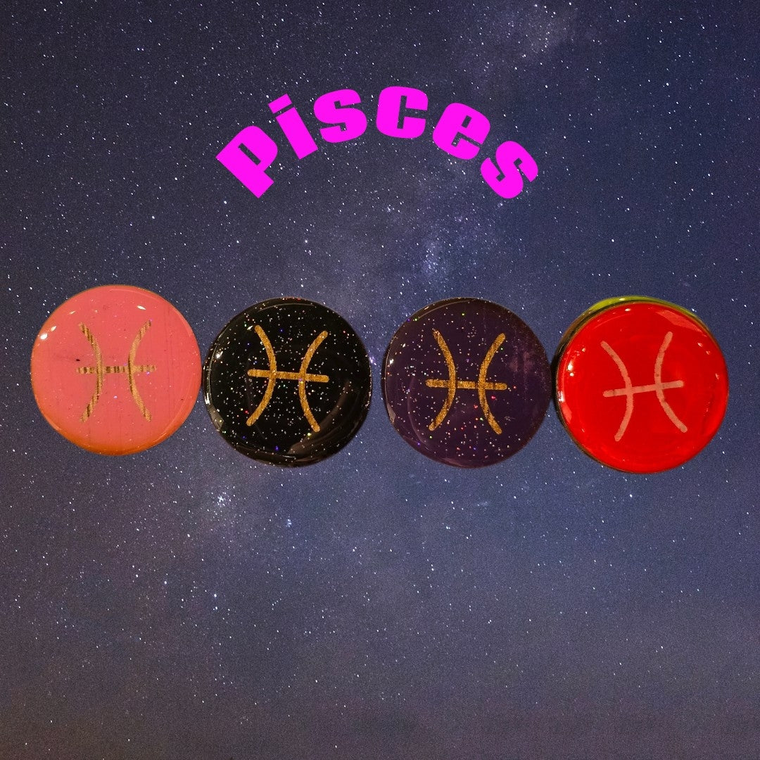 Astrology Handmade Resin Pins