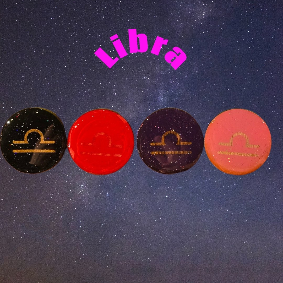 Astrology Handmade Resin Pins