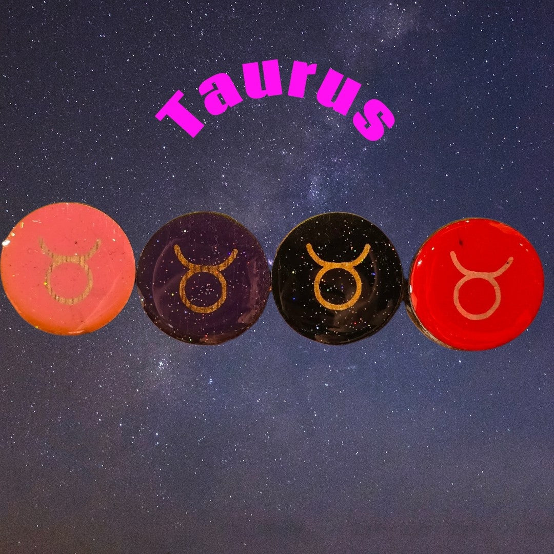 Astrology Handmade Resin Pins