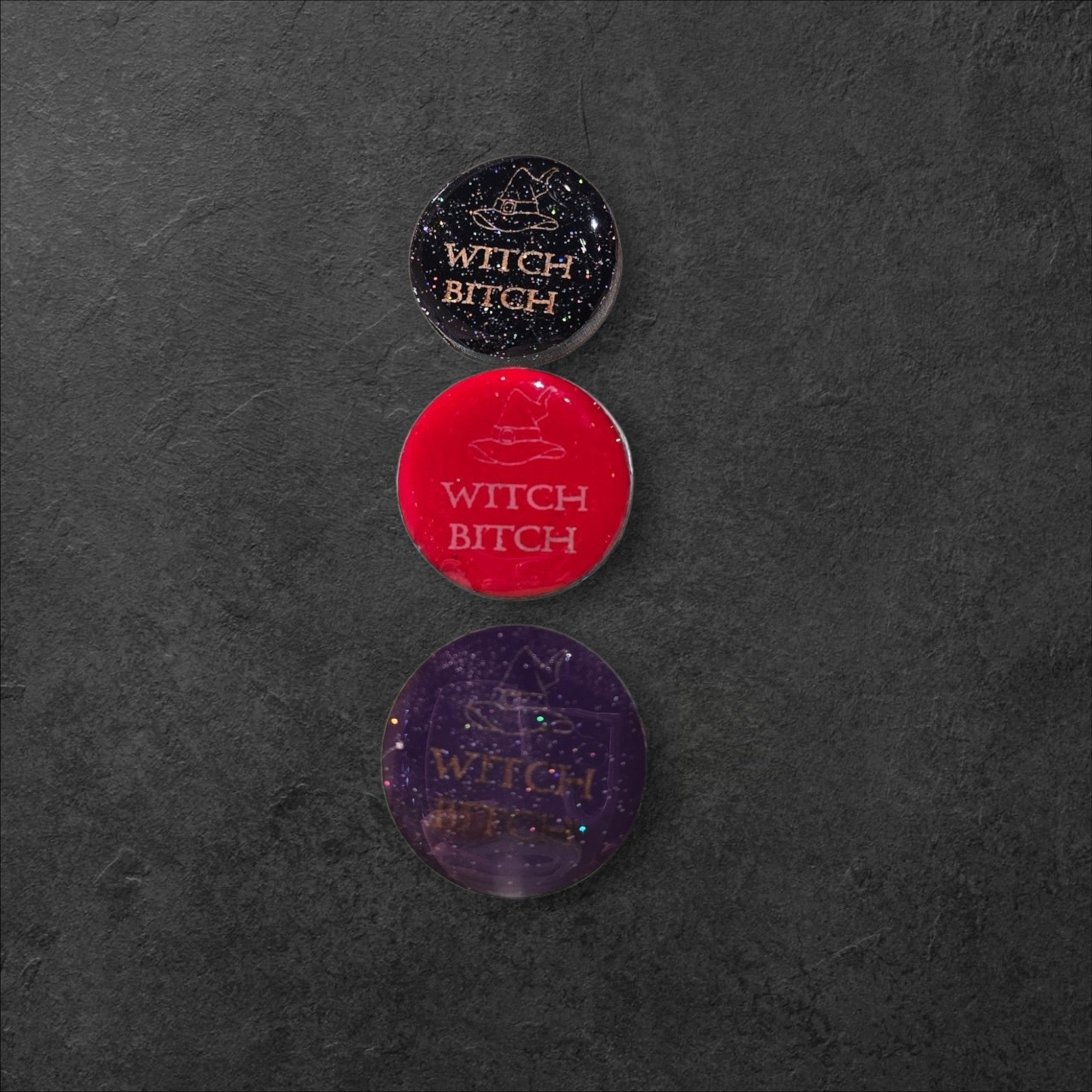 Witchy Handmade Resin Pins