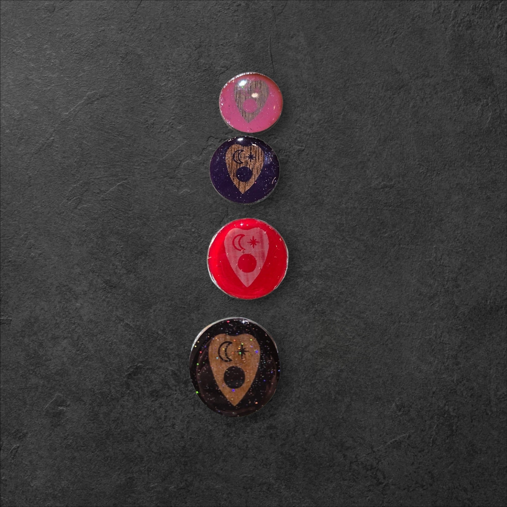 Witchy Handmade Resin Pins