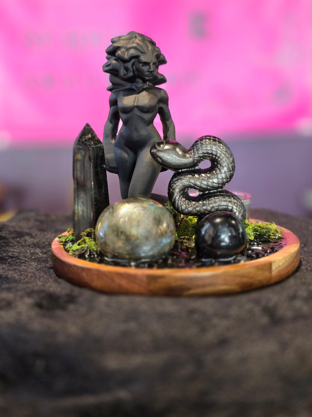 Medusa's Garden Gemstone Altar