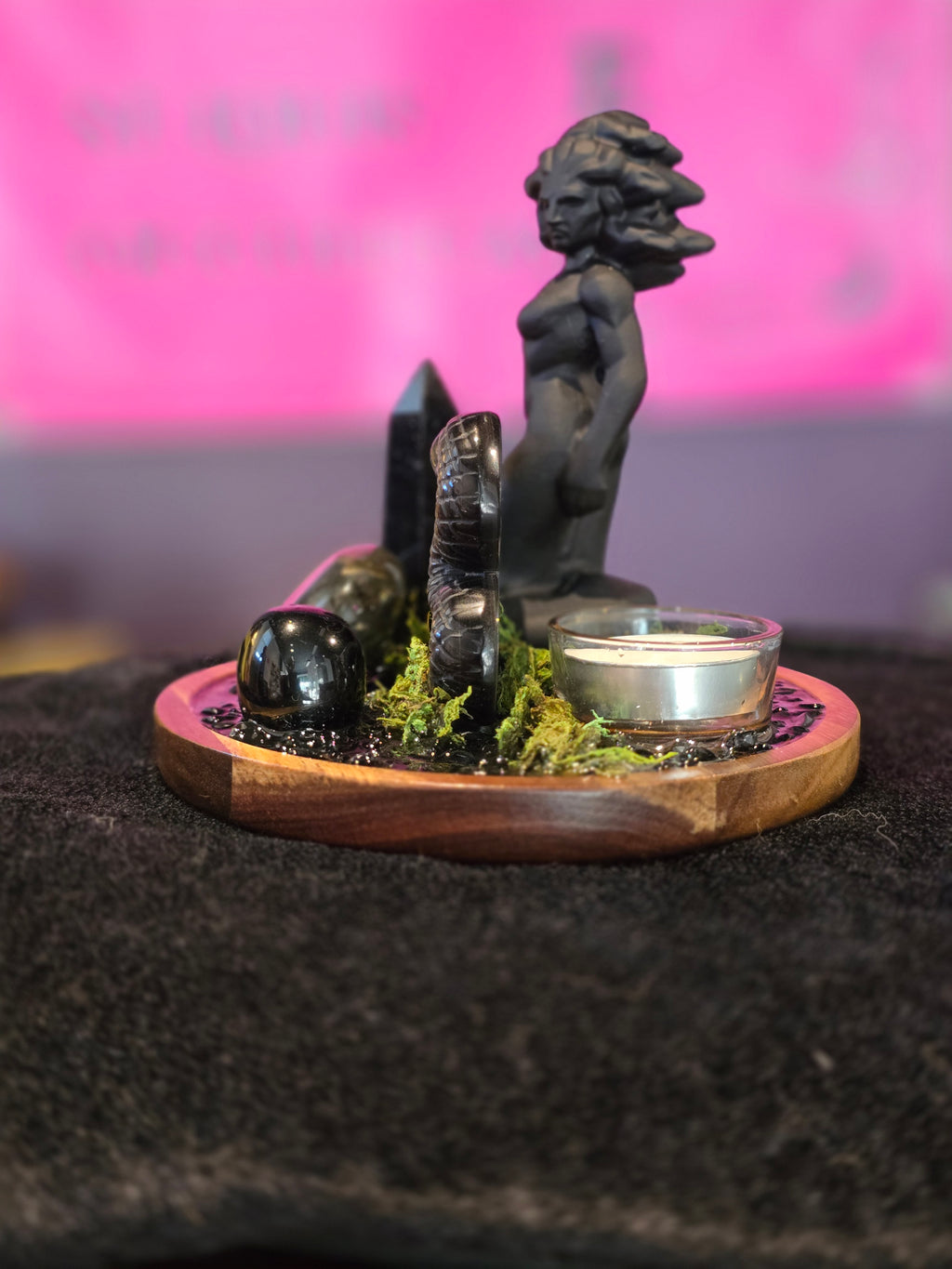 Medusa's Garden Gemstone Altar