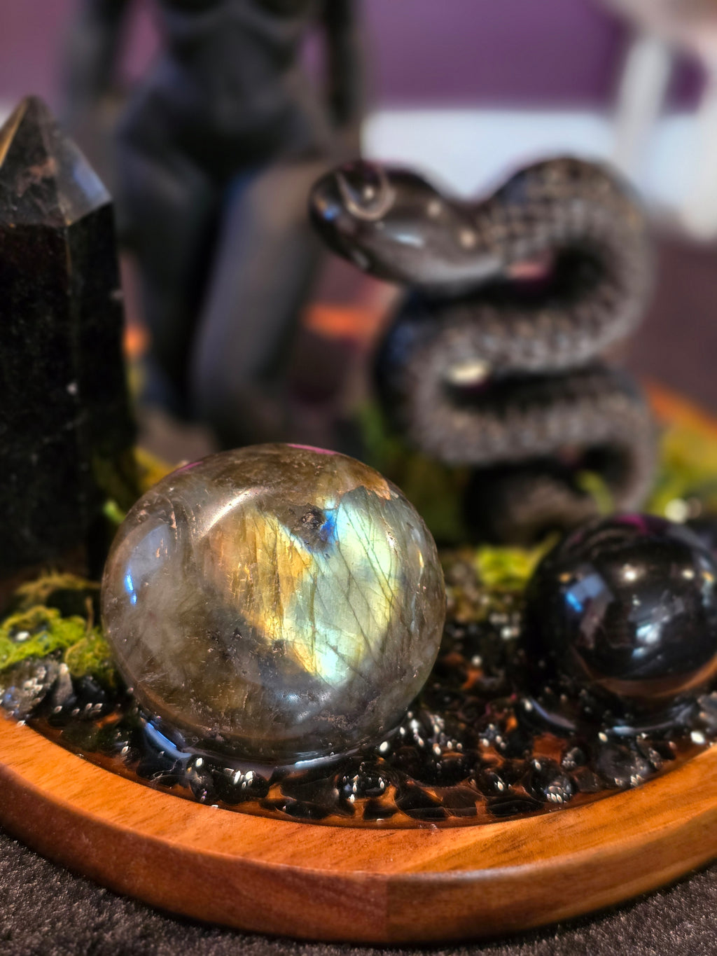 Medusa's Garden Gemstone Altar