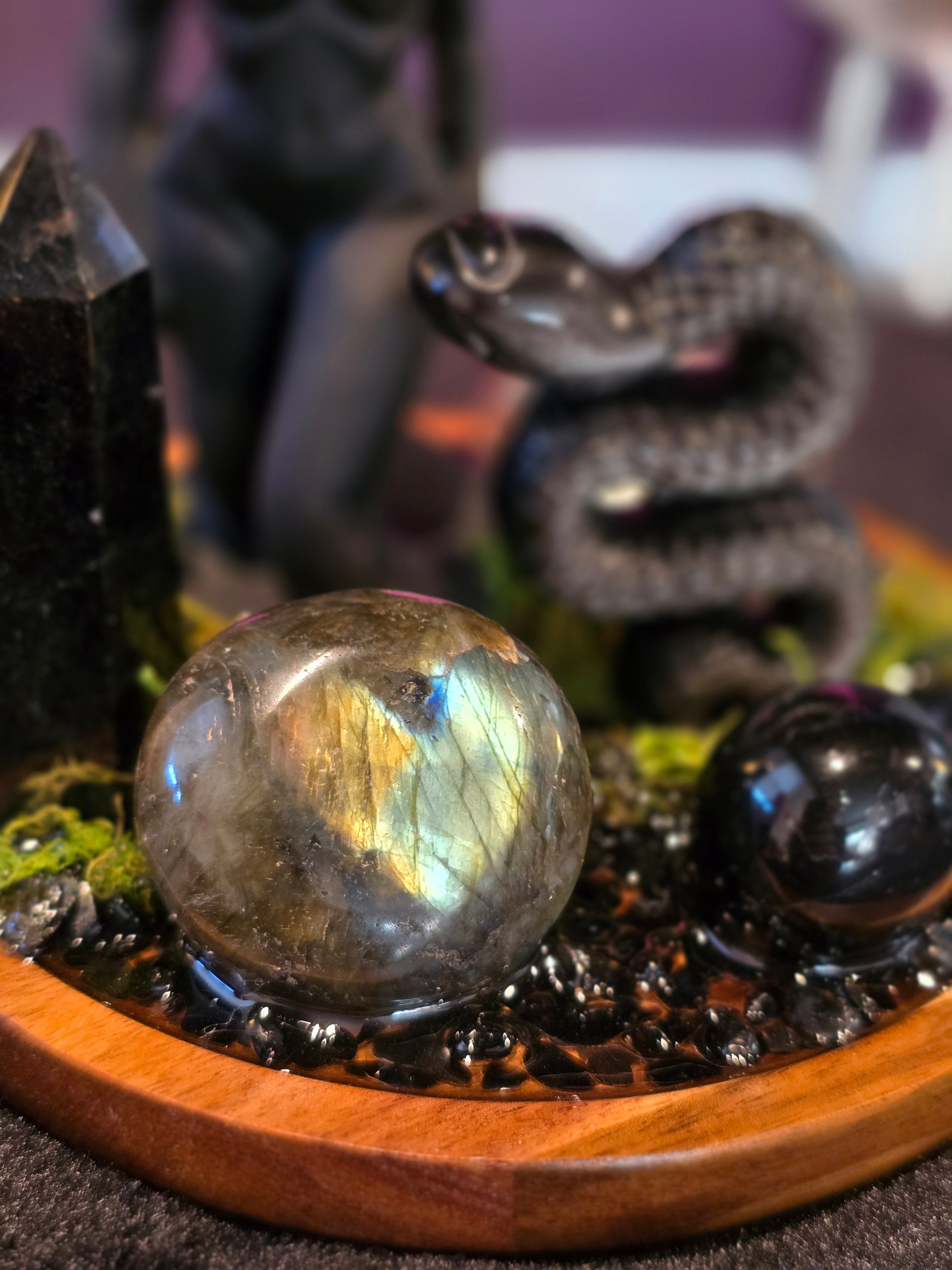 Medusa's Garden Gemstone Altar