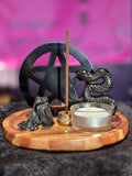 Queen of Swords Gemstone Altar
