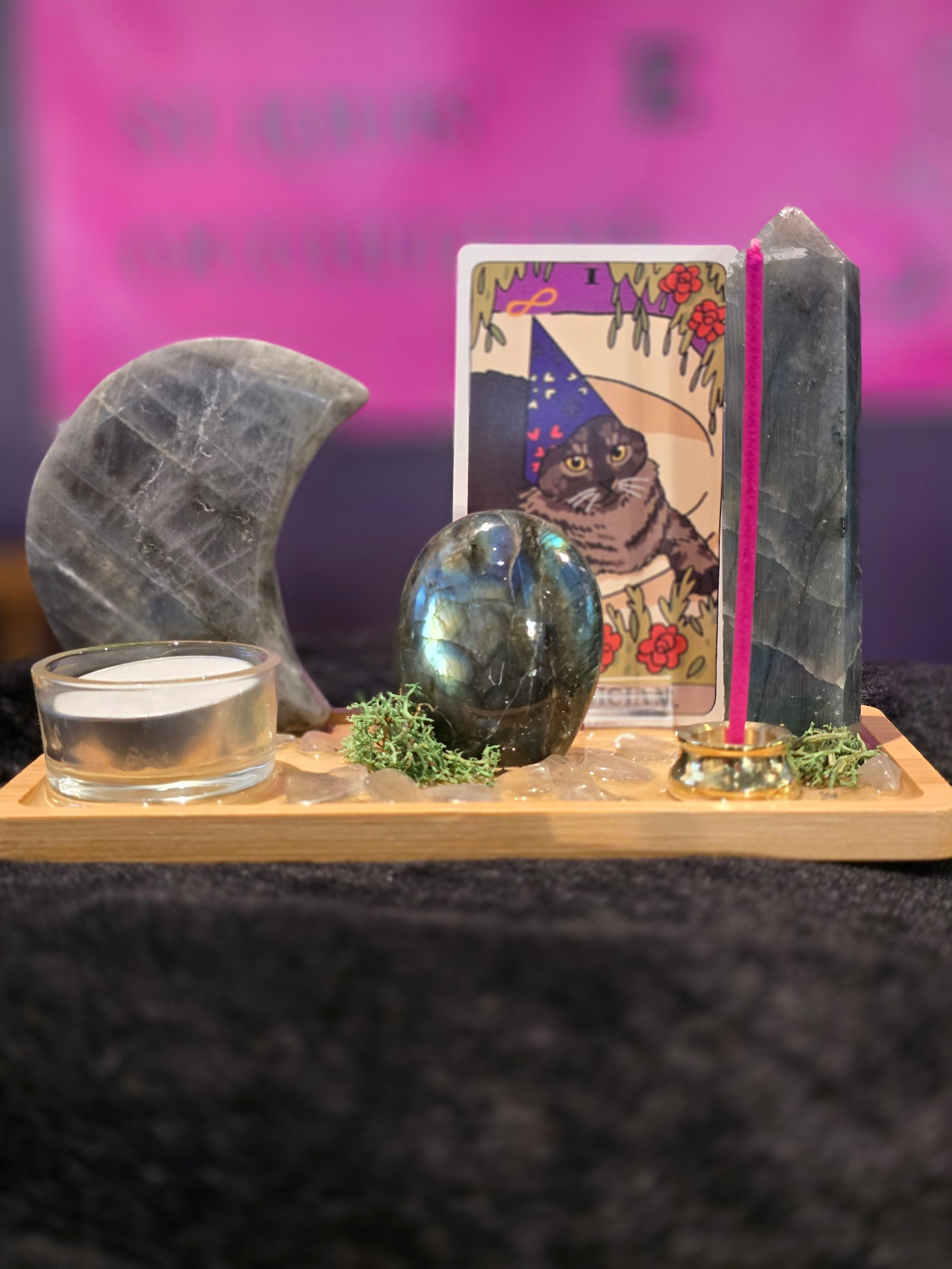 Labradorite Gemstone Altar