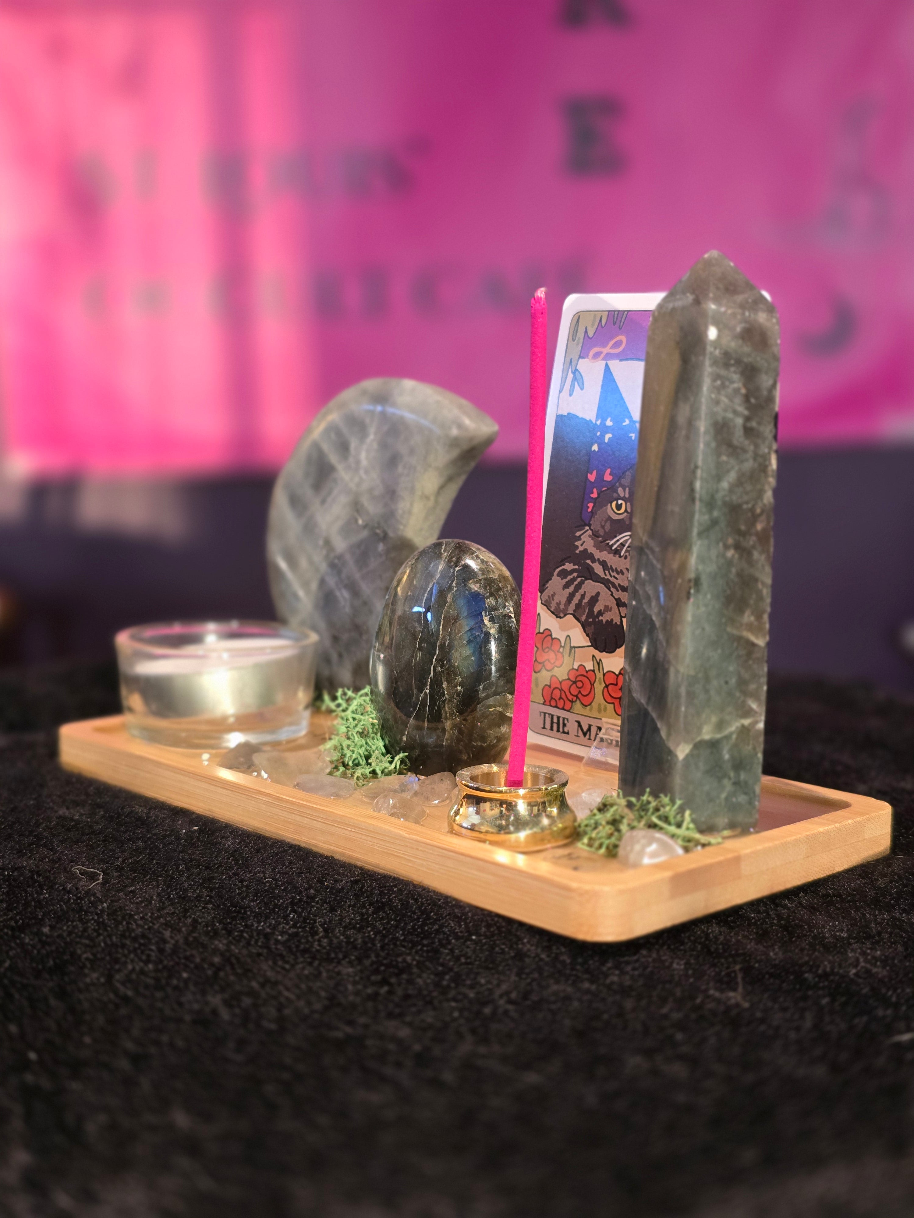 Labradorite Gemstone Altar