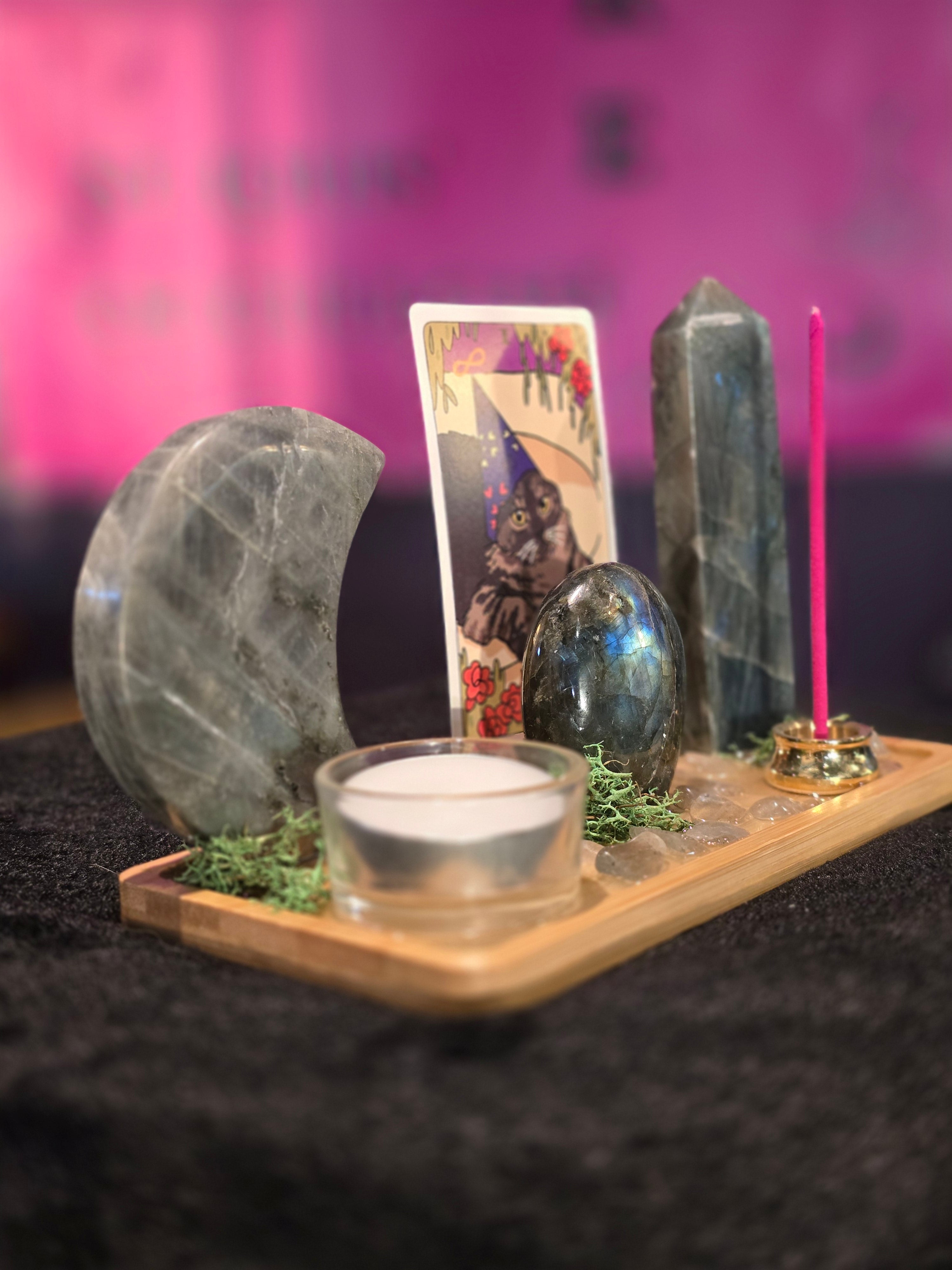 Labradorite Gemstone Altar