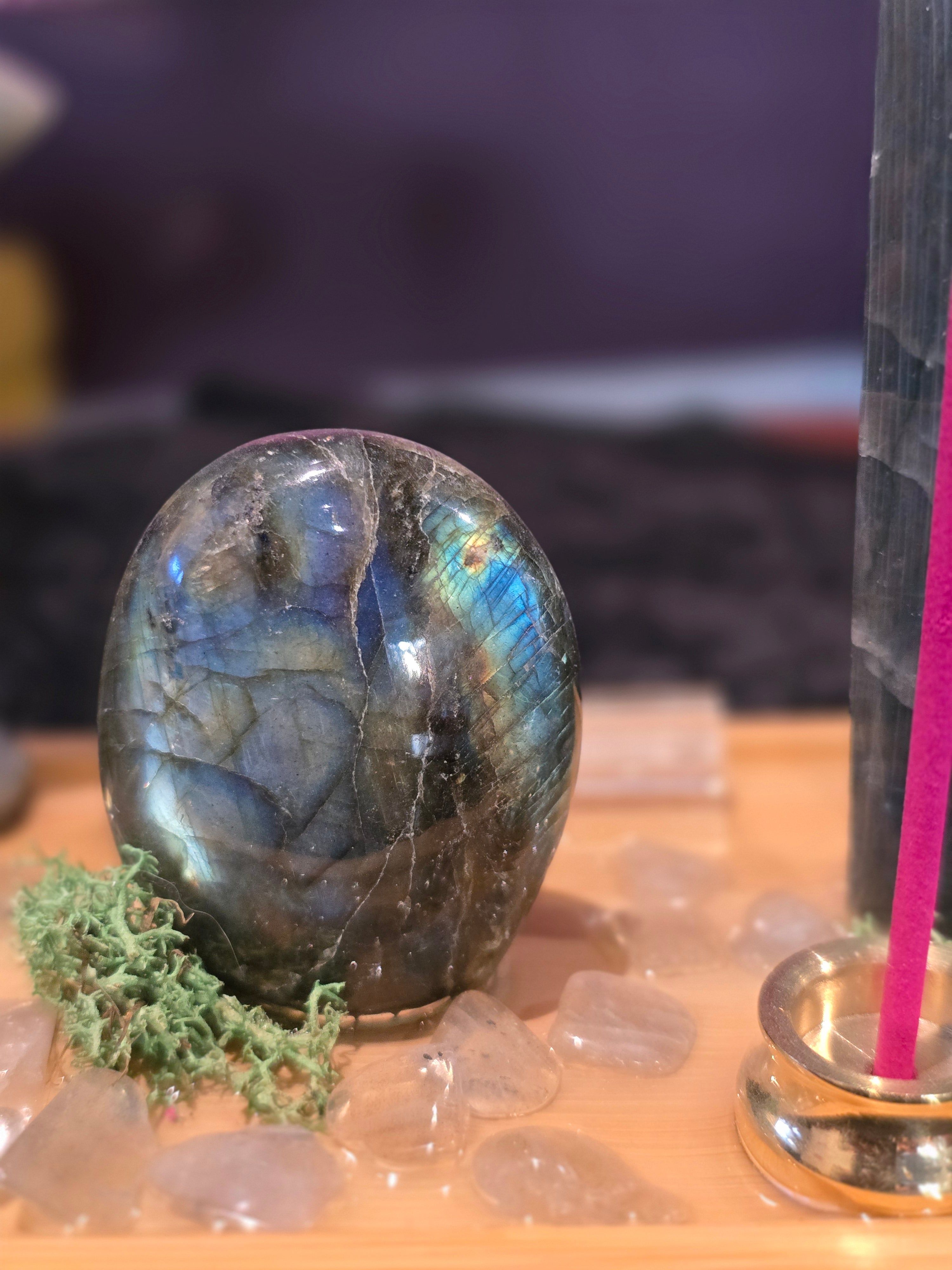 Labradorite Gemstone Altar