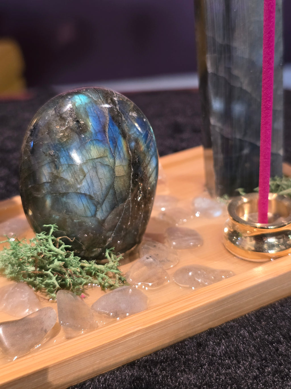 Labradorite Gemstone Altar