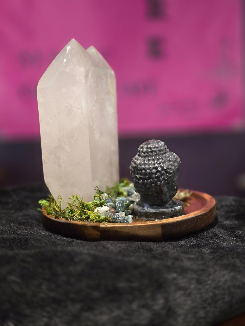 Zen Flow Gemstone Altar