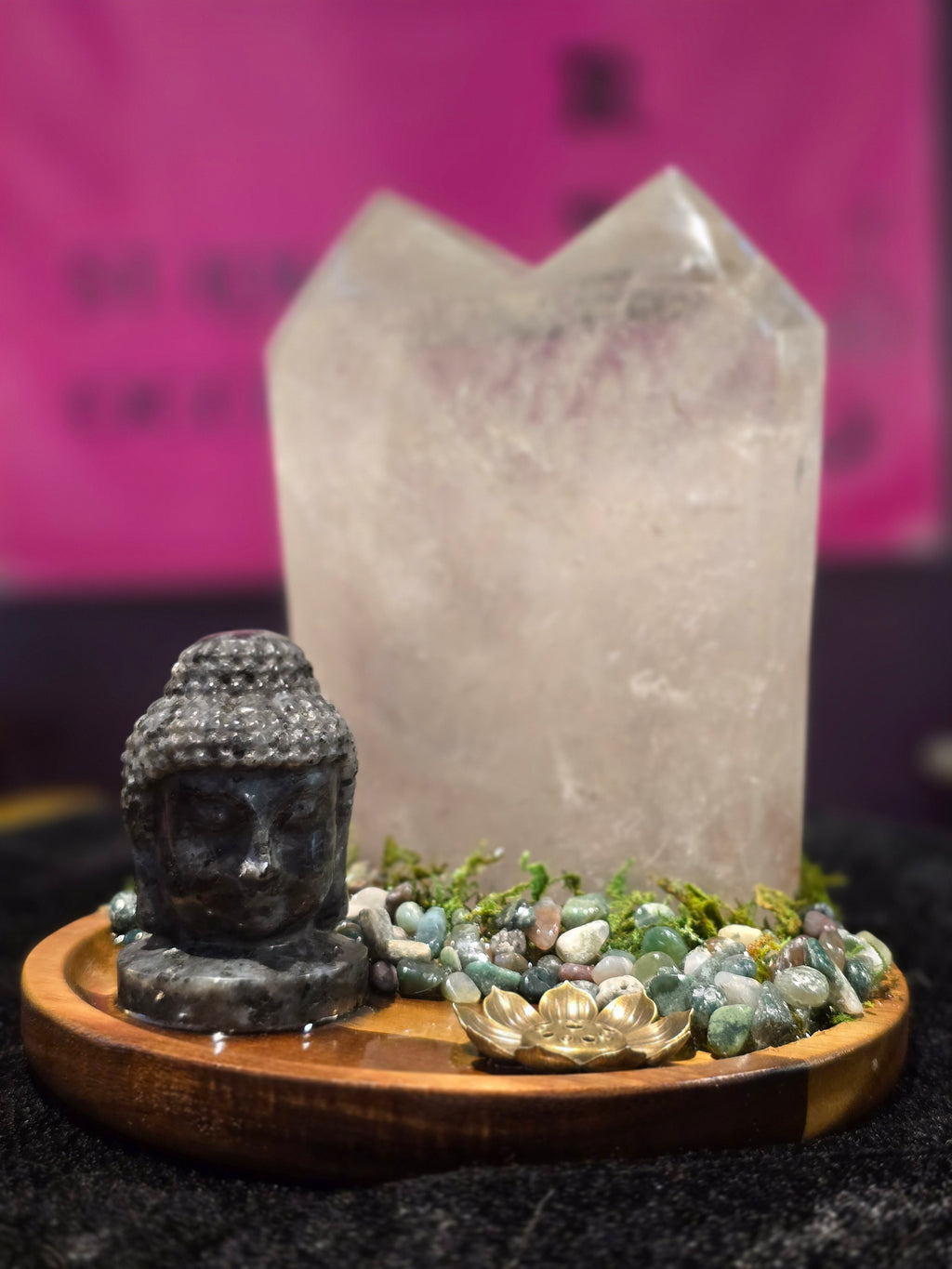 Zen Flow Gemstone Altar