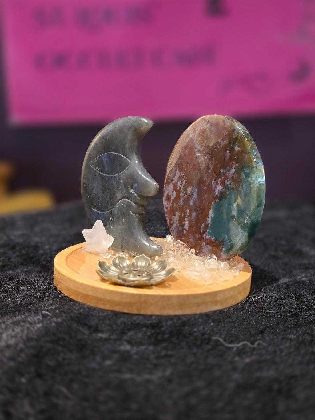 Moon Whisper Gemstone Altar