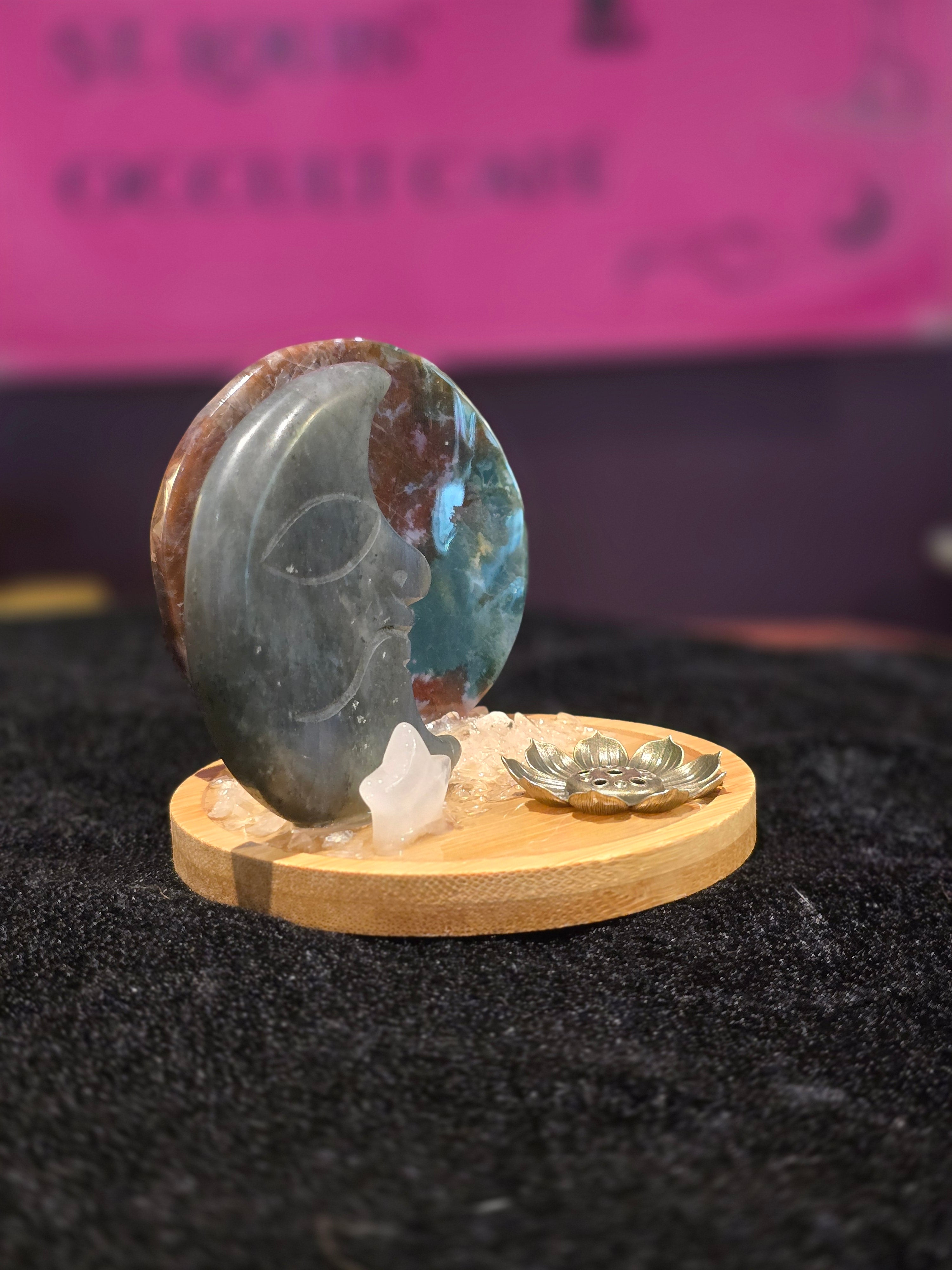 Moon Whisper Gemstone Altar