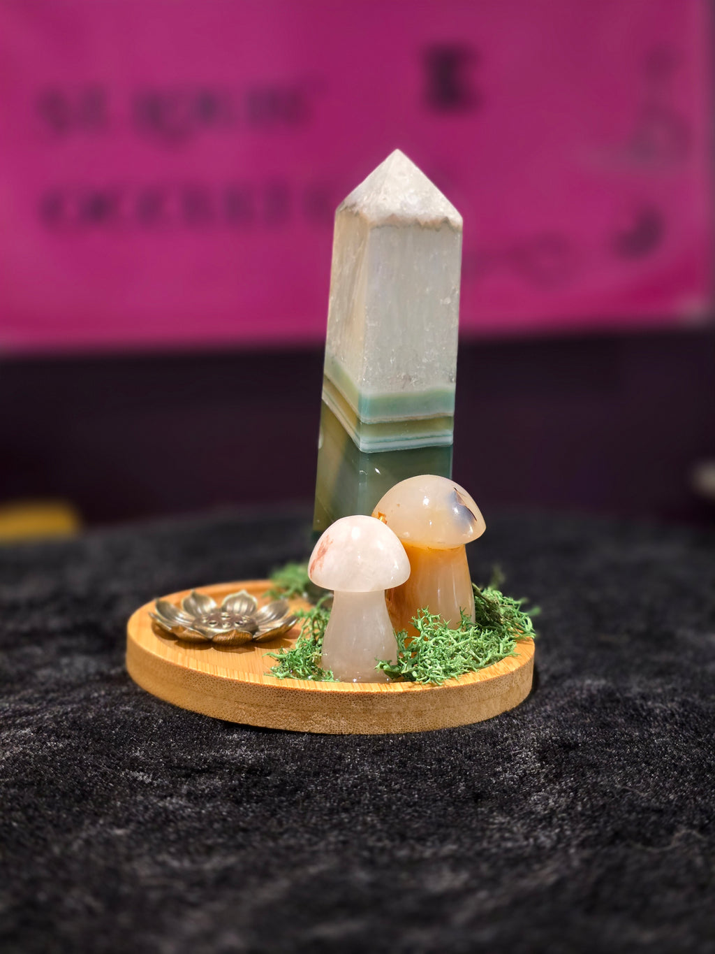 Forest Floor Gemstone Altar