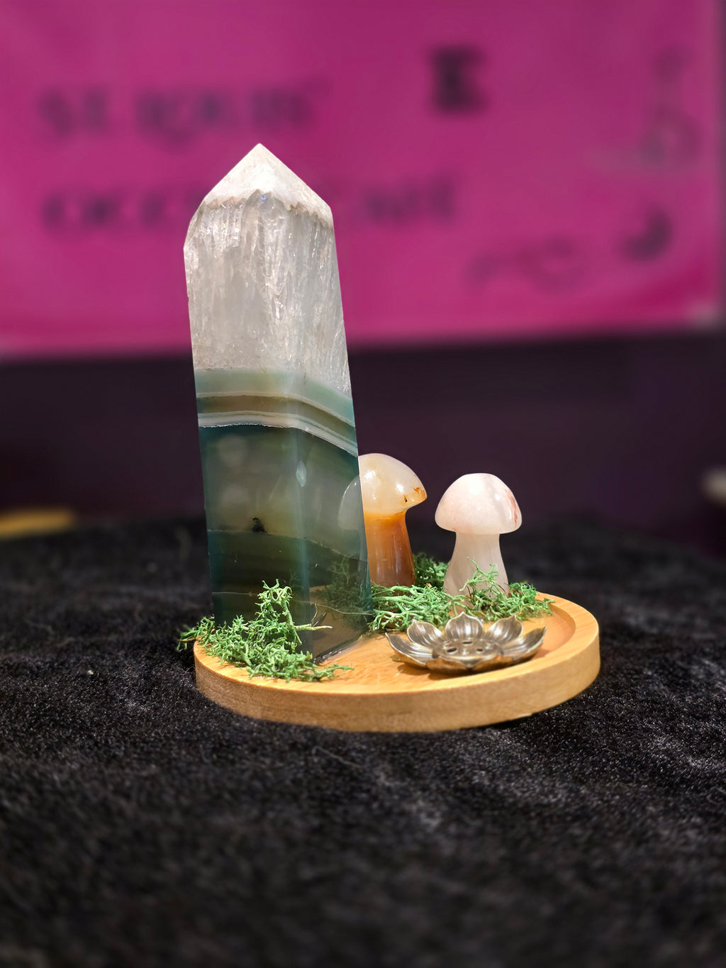 Forest Floor Gemstone Altar