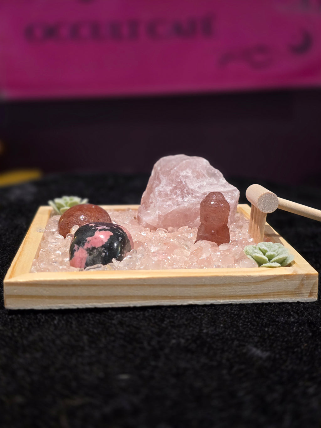 Crystal Zen Garden Gemstone Altar Kit