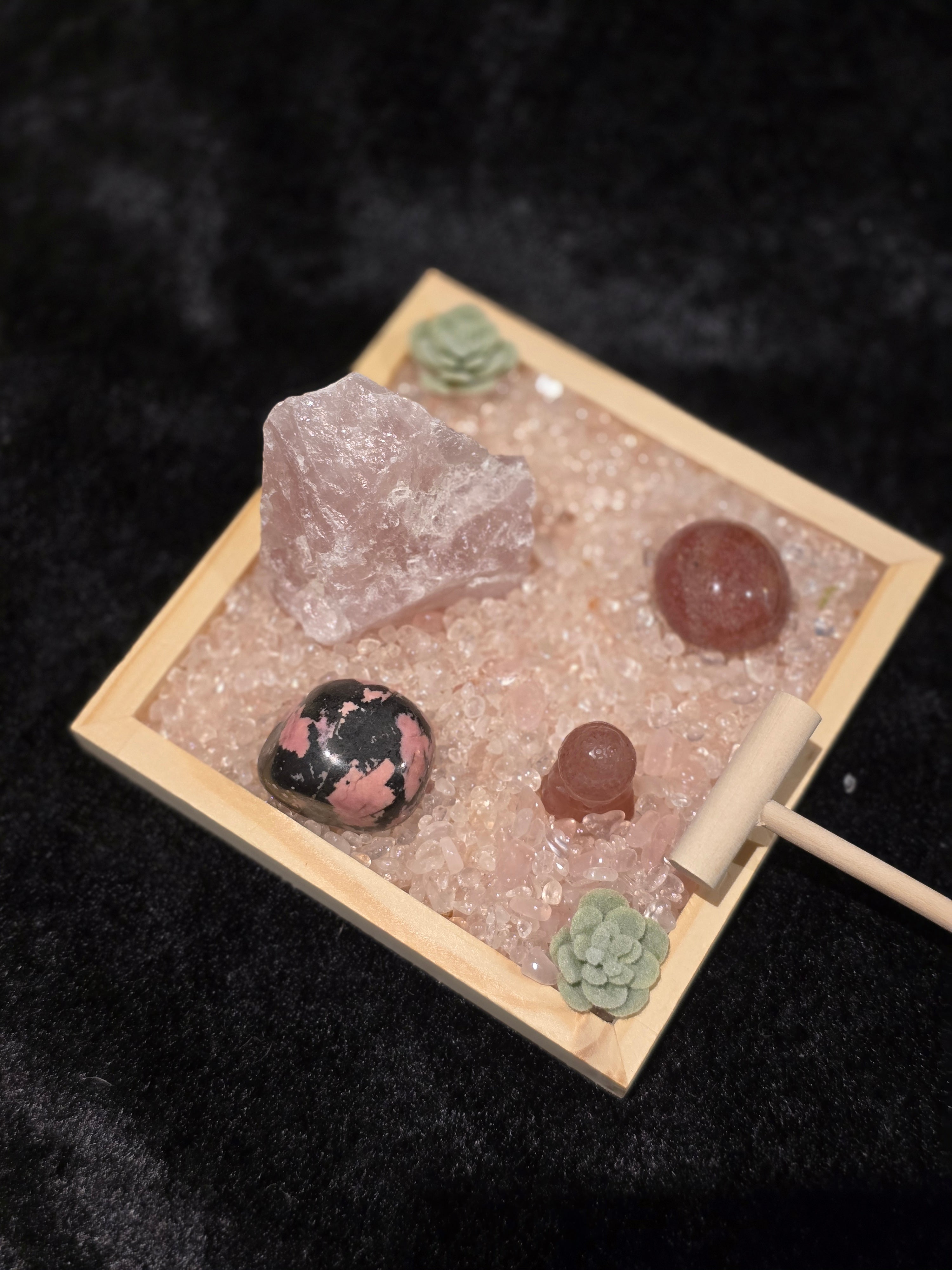 Crystal Zen Garden Gemstone Altar Kit