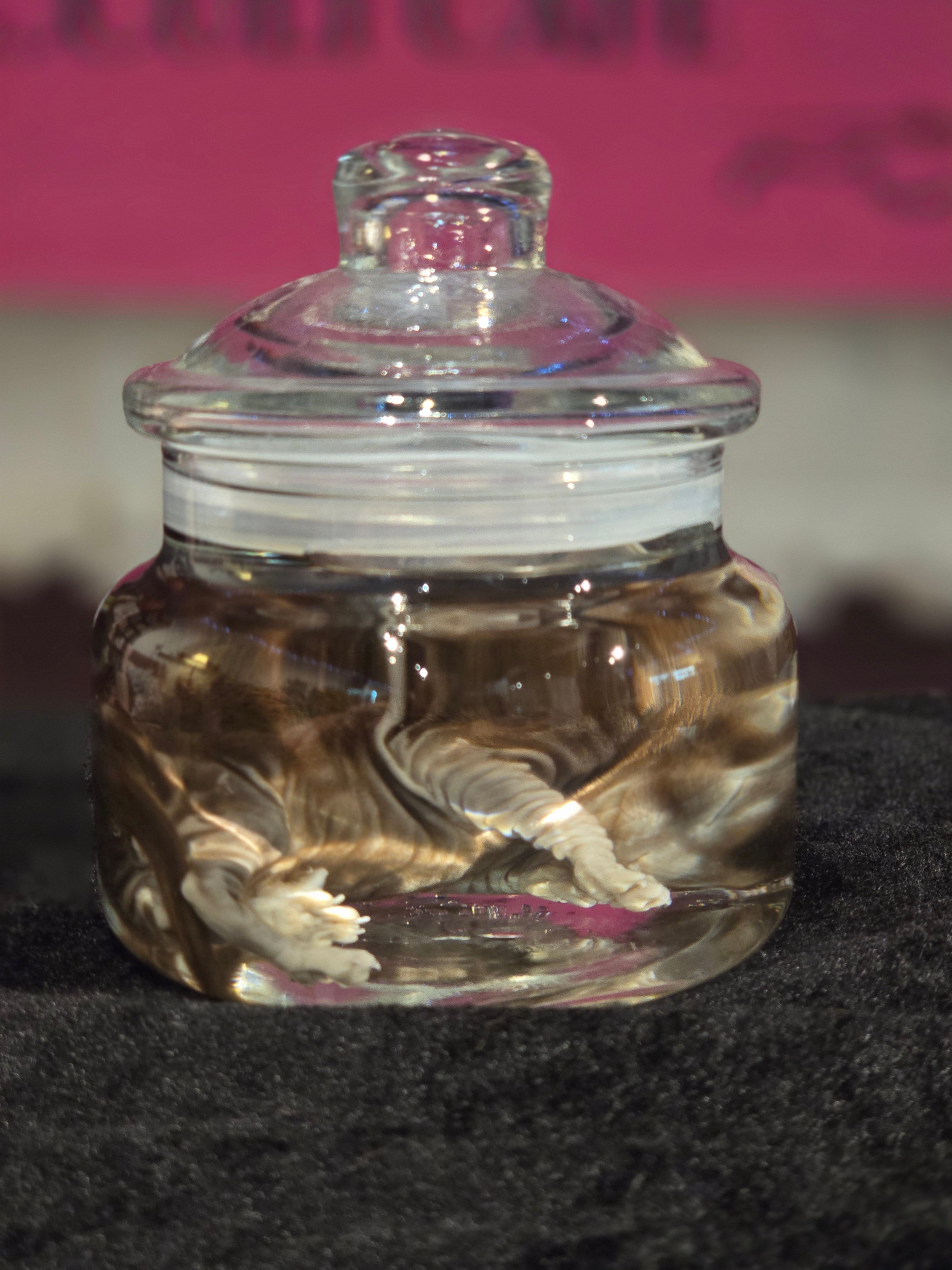 Stillborn Kitten Wet Specimen A