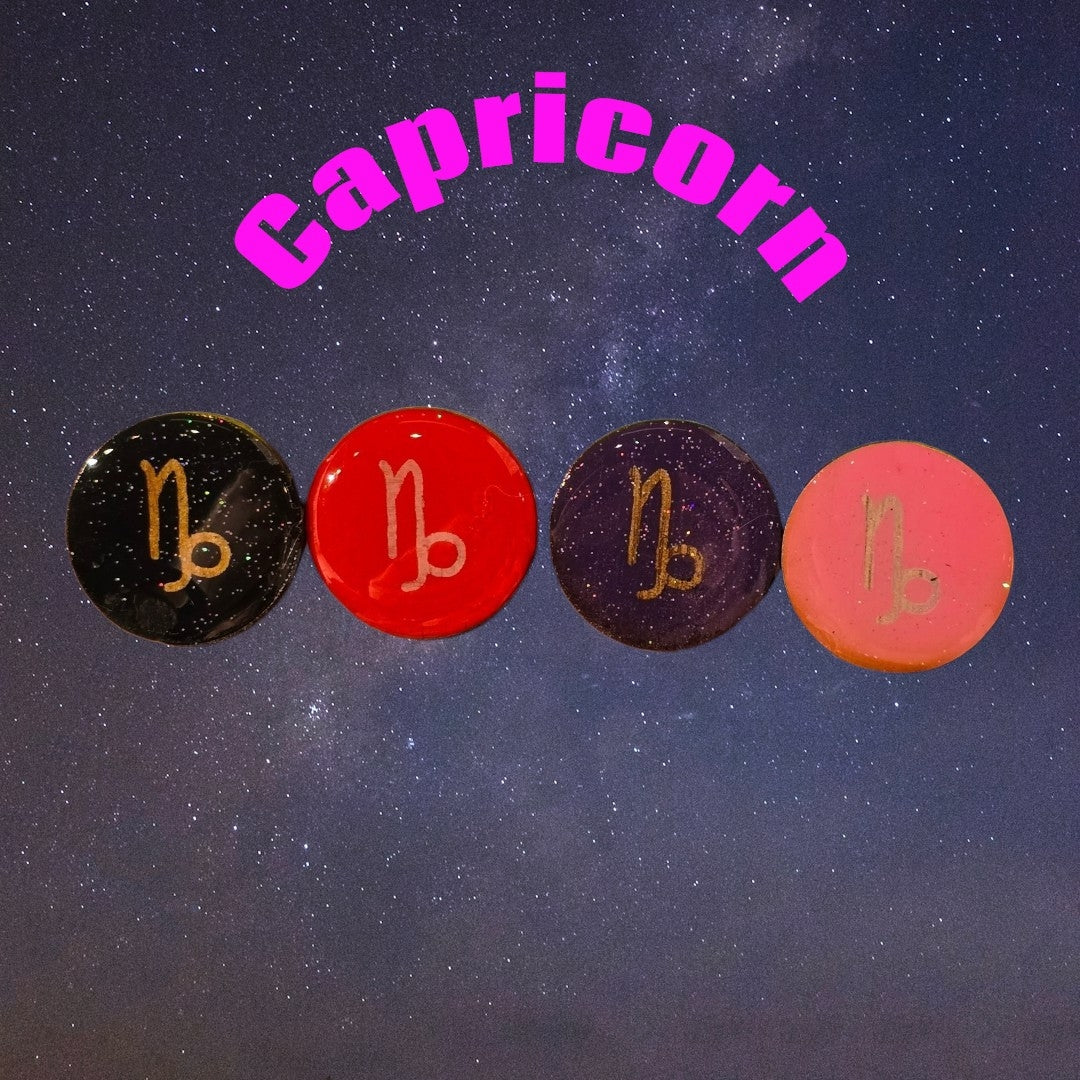 Astrology Handmade Resin Pins
