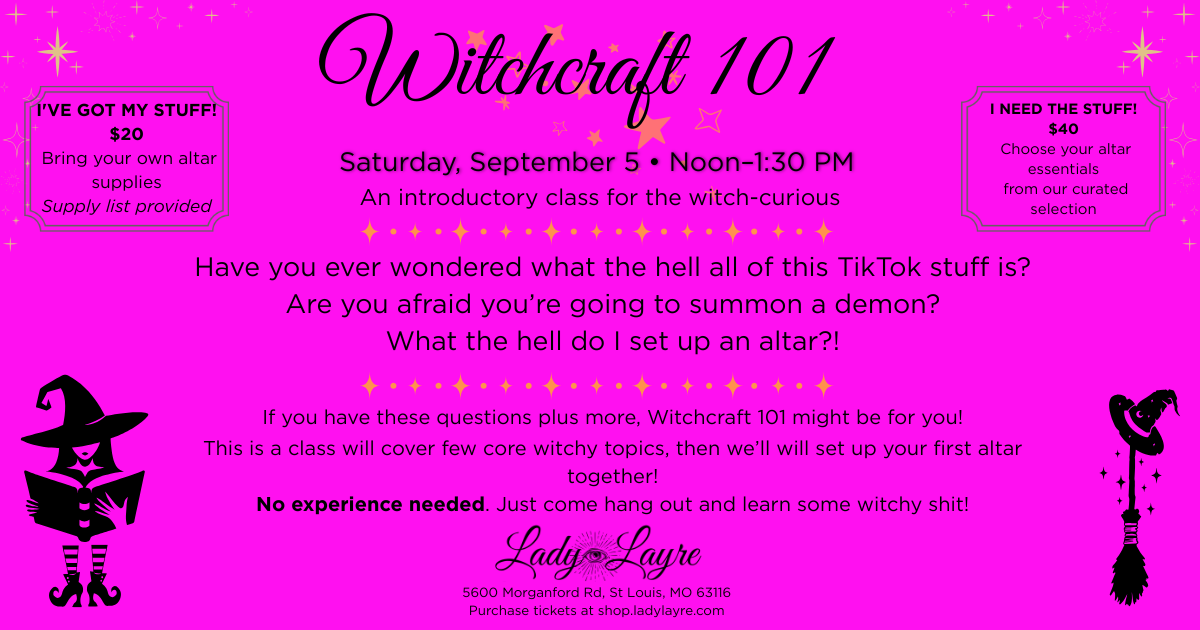 Witchcraft 101