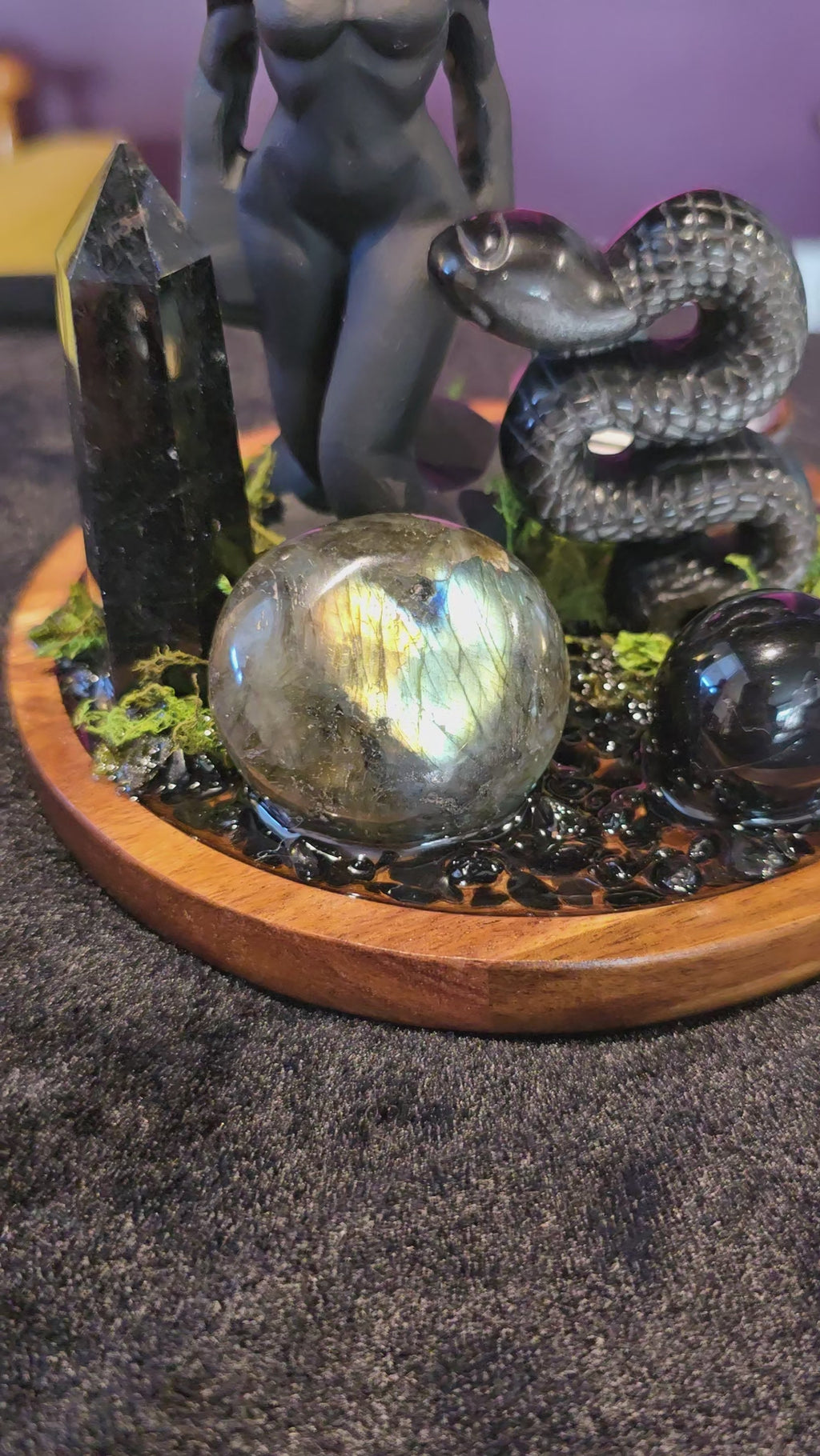Medusa's Garden Gemstone Altar