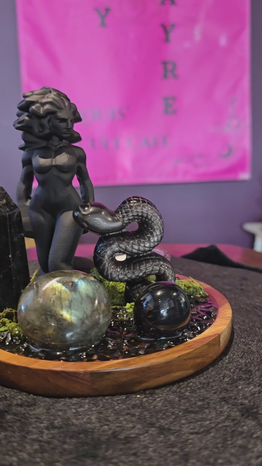 Medusa's Garden Gemstone Altar