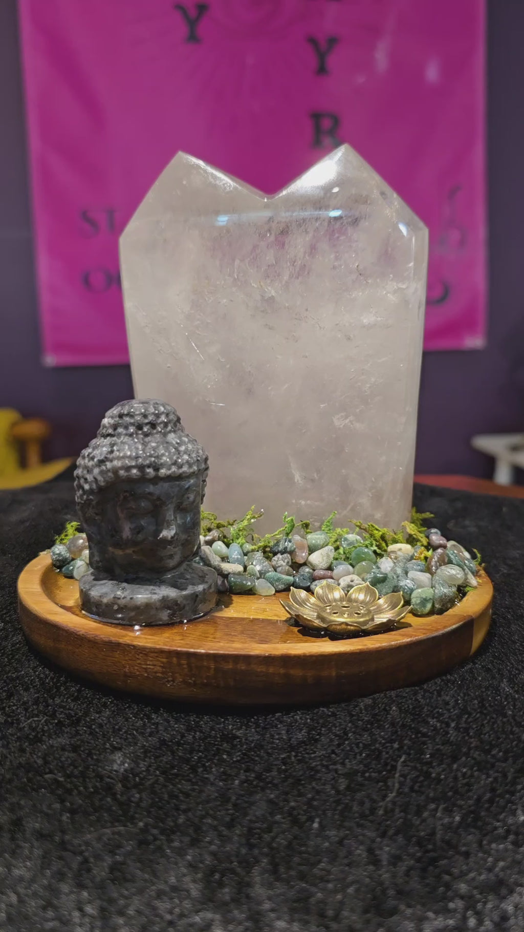 Zen Flow Gemstone Altar