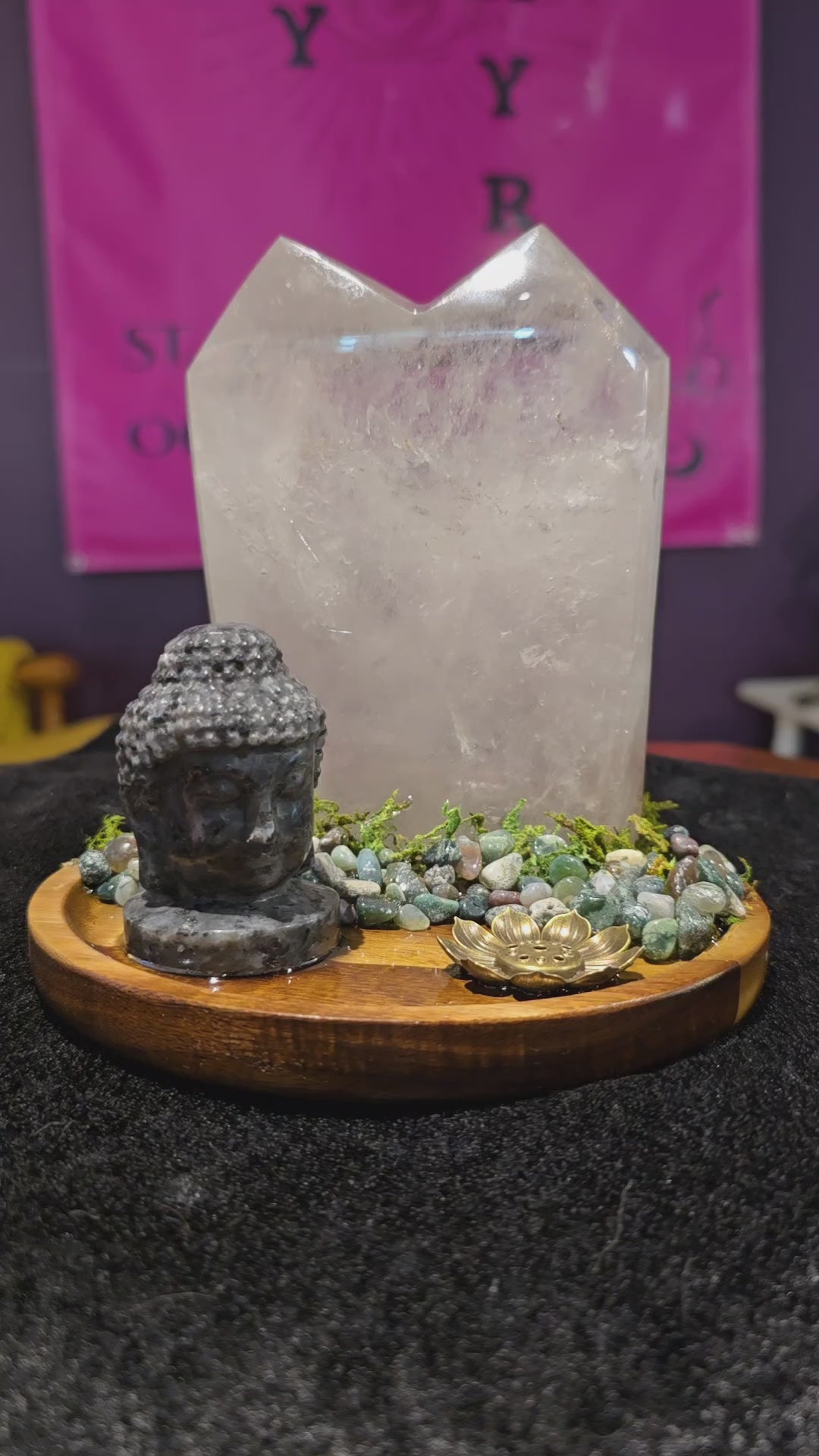 Zen Flow Gemstone Altar