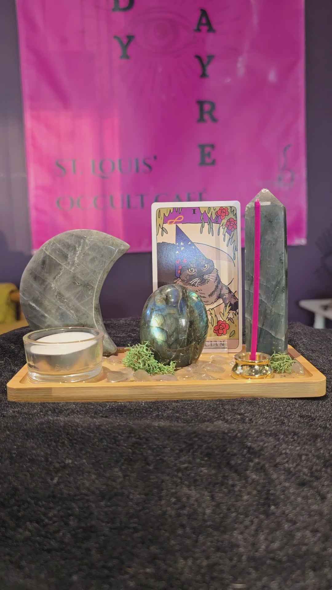 Labradorite Gemstone Altar