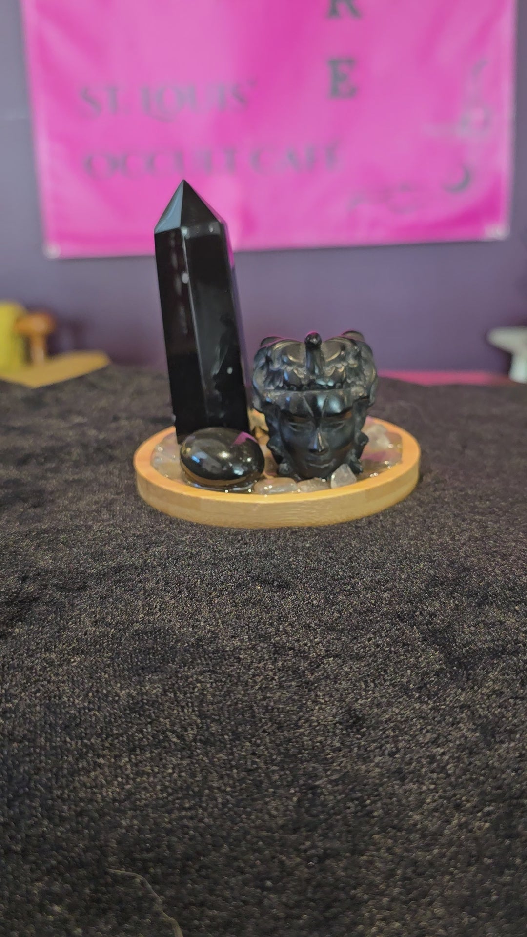 Medusa's Veil Gemstone Altar
