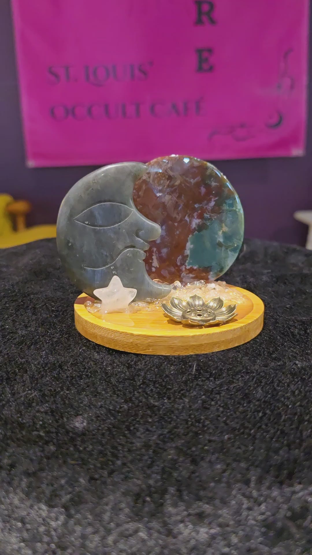 Moon Whisper Gemstone Altar